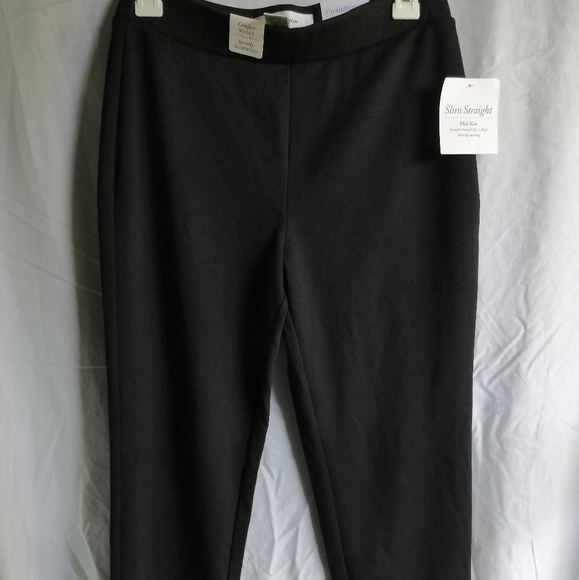 Croft Barrow Black Ponte Pants 